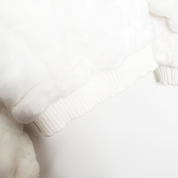 Jennyfer J Faux Fur Ivory Cream Jacket - Picture 6 of 9